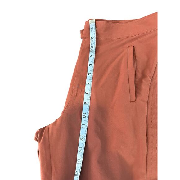 Athleta Cognac Brown Uptown Alley Ankle Cargo Pant Size 6 Athleisure Casual - Picture 13 of 15